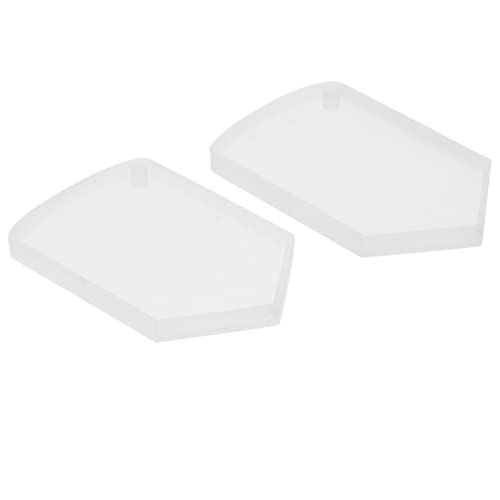 Uonlytech 2 Sätze Schild Platzierungsform Für Dekoration Hängendes Kunstsilikon Die Schild Epoxid Anhängerform Anhänger DIY Formen Epoxidharz Anhänger Schild Gussformen 2 Stück * 2 von Uonlytech
