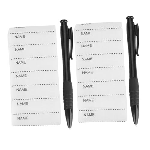Uonlytech 2 Sätze Selbstklebende Wasserdichte Stoff-namensetiketten mit Stift Beschreibbare Kleidungsetiketten für Schuluniformen Kindergarten Arbeit und Schuhe Je pro Rolle Uonlytech 2 Sätze Selbstklebende Wasserdichte Stoff-namensetiketten mit Stift Beschreibbare Kleidungsetiketten für Schuluniformen Kindergarten Arbeit und Schuhe Je pro Rolle von Uonlytech