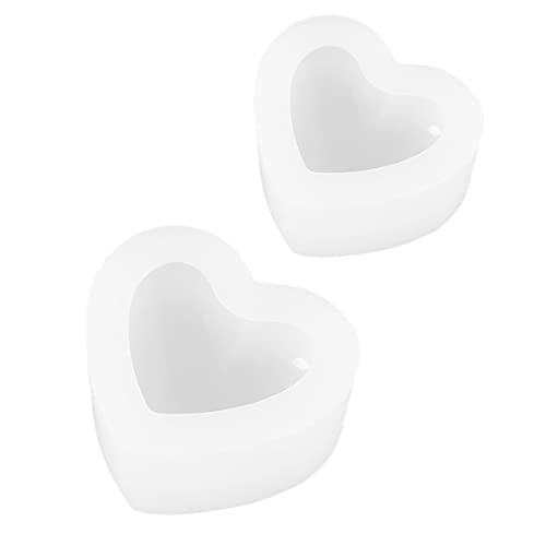 Uonlytech 2 Sätze Silikon Herzform Gießform Für Epoxidharz Diy Schmuck Ornament Silikonform Für Kreative Dekorationen Einfach Zu Reinigen Und Langlebig 2 Stück * 2 Uonlytech 2 Sätze Silikon Herzform Gießform Für Epoxidharz Diy Schmuck Ornament Silikonform Für Kreative Dekorationen Einfach Zu Reinigen Und Langlebig 2 Stück * 2 von Uonlytech