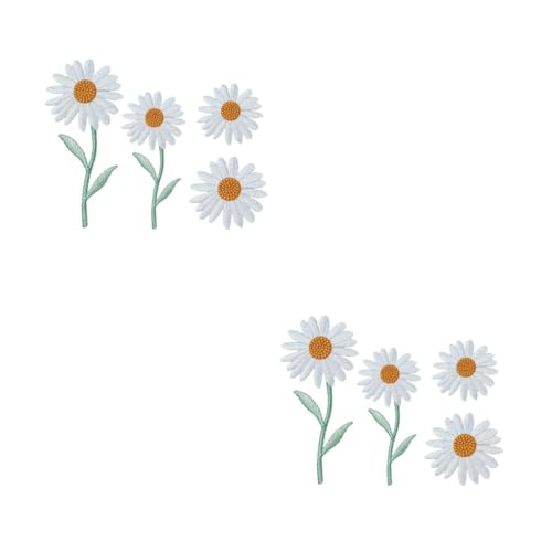 Uonlytech 2 Sätze Sonnenblumen Stickerei Patch Aufnäher Stoffblumen Kleid Anfänger Nähen Kleidung Bestickt Gefälschte Muster Outdoor 4 Stücke * 2 Uonlytech 2 Sätze Sonnenblumen Stickerei Patch Aufnäher Stoffblumen Kleid Anfänger Nähen Kleidung Bestickt Gefälschte Muster Outdoor 4 Stücke * 2 von Uonlytech