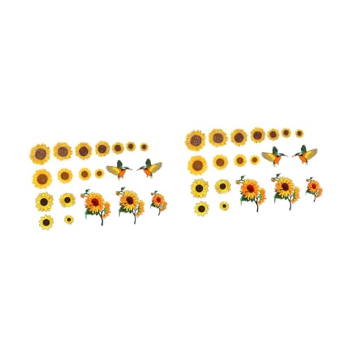 Uonlytech 2 Sätze Sonnenblumen Tuch Aufkleber Patch-aufkleber Für Kleidung Flicken Aufnähen Beemysafe Trendy Clothes Bügeleisen Stickerei-stoffflicken Applikation Nähen Colorful 20 Stück * 2 Uonlytech 2 Sätze Sonnenblumen Tuch Aufkleber Patch-aufkleber Für Kleidung Flicken Aufnähen Beemysafe Trendy Clothes Bügeleisen Stickerei-stoffflicken Applikation Nähen Colorful 20 Stück * 2 von Uonlytech