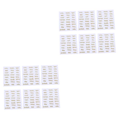 Uonlytech 2 Sätze Stylische Selbstklebende Etiketten Für Ätherische Öle Goldene Buchstaben Aufkleber Für Flaschen Und Ölresistent Für Aromatherapie Und Diy Projekte 6 Blätter * 2 von Uonlytech