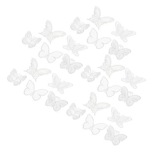Uonlytech 2 Sätze Teiliges Dekorative Schmetterlings Patches Für Brautkleider Applikationen Für Kleidung Diy Bastelbedarf Hochwertige Stickerei Für Kreative Projekte 50 Stück * 2 von Uonlytech