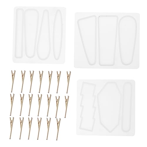 Uonlytech 2 Sätze Teiliges Diy Haarklammer Set Multifunktionale Epoxidharz Formen Für Kreative Schmuckherstellung Handgefertigte Haarspangen Gießmoulds Für Accessoires 23 Stück * 2 Uonlytech 2 Sätze Teiliges Diy Haarklammer Set Multifunktionale Epoxidharz Formen Für Kreative Schmuckherstellung Handgefertigte Haarspangen Gießmoulds Für Accessoires 23 Stück * 2 von Uonlytech