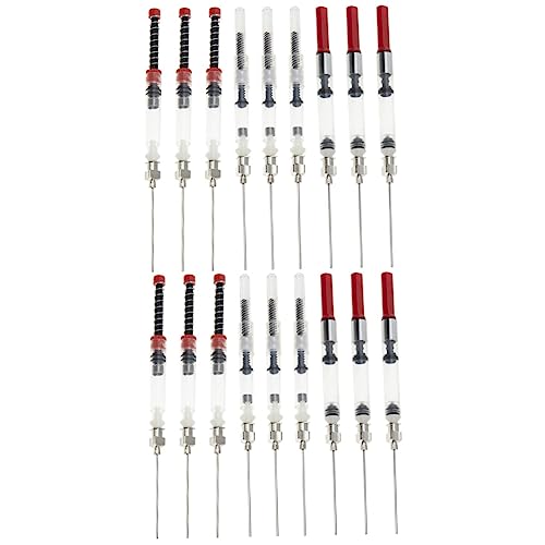 Uonlytech 2 Sätze Teiliges Für Füllfederhalter Multifunktionale Tintenkonverter Mit Ergonomischem Design Und Einfacher Anwendung Für Stiftmodelle 9 Stücke * 2 von Uonlytech