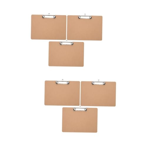 Uonlytech 2 Sätze Teiliges Klemmbrett Für Büro Und Schule Tragbares Schreibbrett Mit Metallclip Querformat Für Lehrer Studenten Und Büroangestellte 3 Stücke * 2 Uonlytech 2 Sätze Teiliges Klemmbrett Für Büro Und Schule Tragbares Schreibbrett Mit Metallclip Querformat Für Lehrer Studenten Und Büroangestellte 3 Stücke * 2 von Uonlytech