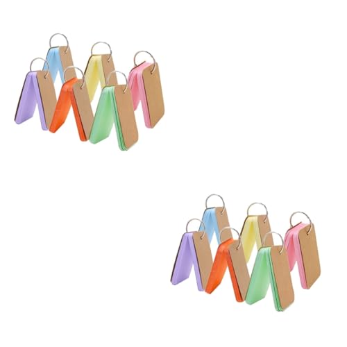Uonlytech 2 Sätze Teiliges Leere Notizkarten Mit Ringverschluss Praktische Karteikarten Für Büro Schule Und Zuhause Handliche Memo Pads Gemischten Farben Zum Organisieren Und 6 Stück * 2 Uonlytech 2 Sätze Teiliges Leere Notizkarten Mit Ringverschluss Praktische Karteikarten Für Büro Schule Und Zuhause Handliche Memo Pads Gemischten Farben Zum Organisieren Und 6 Stück * 2 von Uonlytech
