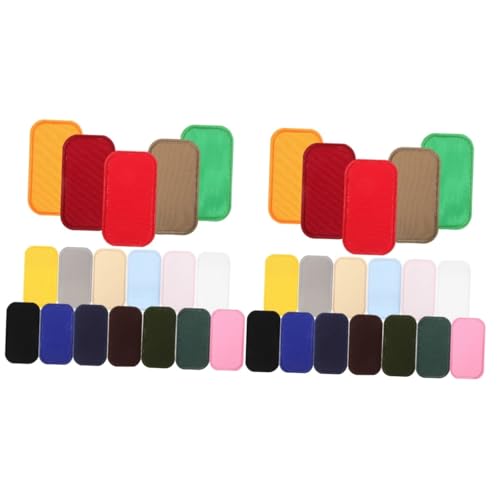 Uonlytech 2 Sätze Teiliges Patches Zum Aufnähen Dekorative Applikationen Für Kleidung Taschen Hüte Und Diy Projekte Hochwertige Gestickte Stoffe Für Näharbeiten 18 Stücke * 2 von Uonlytech
