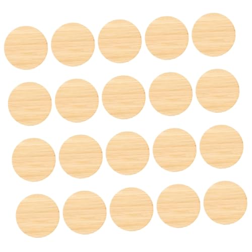 Uonlytech 2 Sätze Teiliges Runde Diy Malplatten Unvollendete Holzscheiben Für Durchmesser Für Kreative Bastelprojekte Malerei Und Dekoration 20 Stück * 2 von Uonlytech