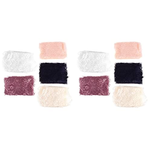 Uonlytech 2 Sätze Teiliges Spitzenband Für Diy Kleidung Dekoratives Spitzenzubehör Polyester Breit Für Hochzeitskleider Bastelprojekte Und Tischdekoration 5 Stück * 2 von Uonlytech