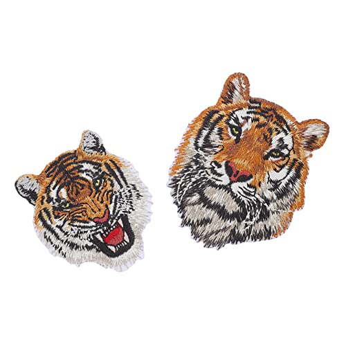 Uonlytech 2 Sätze Tiger Aufnäher Gestickte Stoff Patches Für Kleidung Taschen Und Hüte Diy Garment Accessories Für Kreative Projekte Und Reparaturen 2 Stück * 2 Uonlytech 2 Sätze Tiger Aufnäher Gestickte Stoff Patches Für Kleidung Taschen Und Hüte Diy Garment Accessories Für Kreative Projekte Und Reparaturen 2 Stück * 2 von Uonlytech