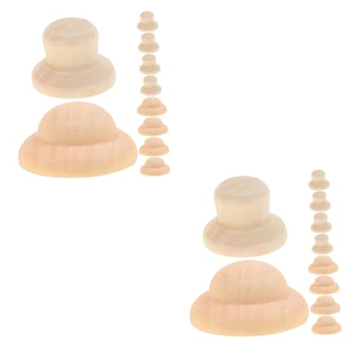 Uonlytech 2 Sätze Unbemalte Peg-puppenmütze Puppenhüte Für Handwerk Miniatur-puppenhüte Diy Holzpuppenhut Diy Holzhut Basteln Holzhandwerk Unvollendeter Hut Beige 40 Stück * 2 Uonlytech 2 Sätze Unbemalte Peg-puppenmütze Puppenhüte Für Handwerk Miniatur-puppenhüte Diy Holzpuppenhut Diy Holzhut Basteln Holzhandwerk Unvollendeter Hut Beige 40 Stück * 2 von Uonlytech
