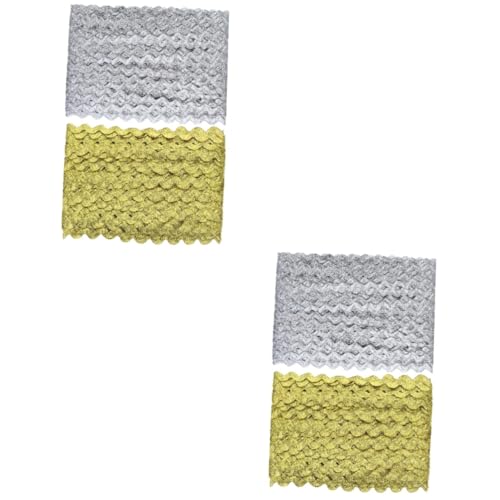 Uonlytech 2 Sätze Wellige Spitze Natürlich Geflochtene Verkleidung Zum Nähen Flechten Hochzeit Basteln Nähen Von Dekorativen Verzierungen Zopfband Zum Nähen Wellen-nähband Links 2 Rollen * 2 Uonlytech 2 Sätze Wellige Spitze Natürlich Geflochtene Verkleidung Zum Nähen Flechten Hochzeit Basteln Nähen Von Dekorativen Verzierungen Zopfband Zum Nähen Wellen-nähband Links 2 Rollen * 2 von Uonlytech