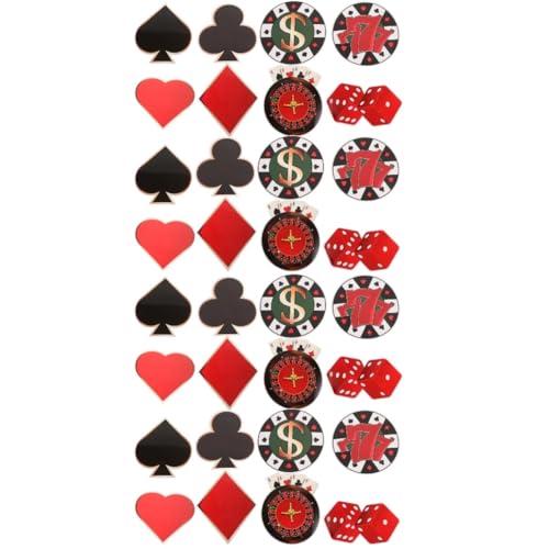Uonlytech 2 Sätze -partydekorationen Vielseitig Aufkleber Wandtattoo Wohnzimmer Ornament Dekorativ Wandtattoos Neonpartei Poker-wandaufkleber Hängend Wand Diy Papier Uonlytech 2 Sätze -partydekorationen Vielseitig Aufkleber Wandtattoo Wohnzimmer Ornament Dekorativ Wandtattoos Neonpartei Poker-wandaufkleber Hängend Wand Diy Papier von Uonlytech