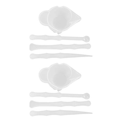 Uonlytech 2 Satz Silikon Mischbecher Set Teiliges Set für Diy Pigment und Farbengemisch Bruchsicher Einfach zu Handhaben für Kunstprojekte und Epoxidharz Anwendungen Uonlytech 2 Satz Silikon Mischbecher Set Teiliges Set für Diy Pigment und Farbengemisch Bruchsicher Einfach zu Handhaben für Kunstprojekte und Epoxidharz Anwendungen von Uonlytech