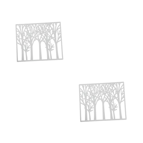 Uonlytech 2 Stck. Stanzform stirbt Herstellung Schnitte Papier sterben gestanzt schablonen Bastelvorlage DIY Bastelschablone Schimmel für Fotoalben dekorative Prägeschablone Kohlenstoffstahl von Uonlytech