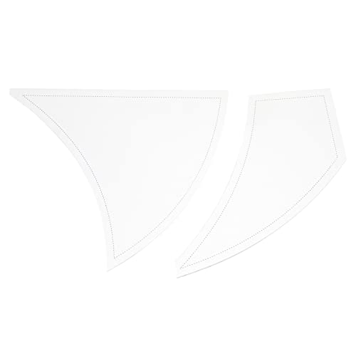 Uonlytech 2 Stück Acryl Quiltvorlagen Diy Patchwork Lineale für Gedrehte Windmühlenmuster Vielseitige Schneidewerkzeuge für Bekleidung von Uonlytech