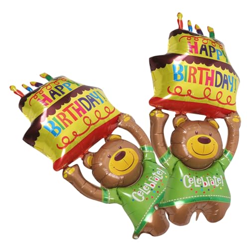 Uonlytech 2 Stück Bärenballon Rosa Dekorationen Party Kuchen Luftballons Ballons Geburtstag Bär Folienballon Cartoon-tier-ballon Geburtstagstorte Ballon Tiere Folienballons Aluminiumfolie Uonlytech 2 Stück Bärenballon Rosa Dekorationen Party Kuchen Luftballons Ballons Geburtstag Bär Folienballon Cartoon-tier-ballon Geburtstagstorte Ballon Tiere Folienballons Aluminiumfolie von Uonlytech