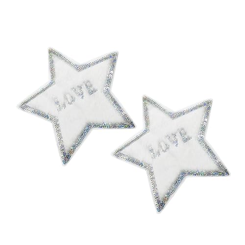 Uonlytech 2 Stück Bestickte Pailletten Patches Dekoration für Kleidung Pentagram Diy Aufnäher für Jeans Röcke Taschen Langlebig und Praktisch für Projekte Uonlytech 2 Stück Bestickte Pailletten Patches Dekoration für Kleidung Pentagram Diy Aufnäher für Jeans Röcke Taschen Langlebig und Praktisch für Projekte von Uonlytech