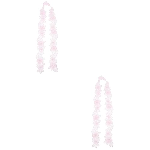 Uonlytech 2 Stück Blumen Applikation Organza Dekorative Diy Patches für Kleidung Taschen Modisches Design zum Aufnähen für Kreative Projekte und Rosa Uonlytech 2 Stück Blumen Applikation Organza Dekorative Diy Patches für Kleidung Taschen Modisches Design zum Aufnähen für Kreative Projekte und Rosa von Uonlytech