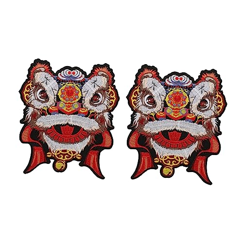 Uonlytech 2 Stück Chinesische Tier Stickerei Patches Teiliges Große Gestickte Applikationen für Diy Kleidung Zubehör Langlebig Hautfreundlich für Anfänger und Handarbeiten Uonlytech 2 Stück Chinesische Tier Stickerei Patches Teiliges Große Gestickte Applikationen für Diy Kleidung Zubehör Langlebig Hautfreundlich für Anfänger und Handarbeiten von Uonlytech