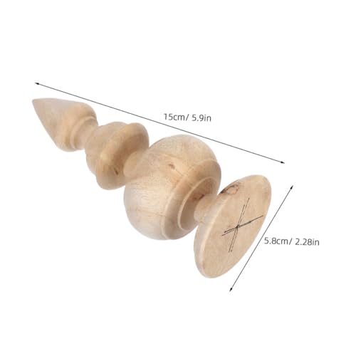 Uonlytech 2 Stück Dekorative Holzsäulen Kugelförmige Treppenpfosten Handlauf Verzierungen für DIY Bettpfosten Gardinenstangen Möbel Zubehör Uonlytech 2 Stück Dekorative Holzsäulen Kugelförmige Treppenpfosten Handlauf Verzierungen für DIY Bettpfosten Gardinenstangen Möbel Zubehör von Uonlytech