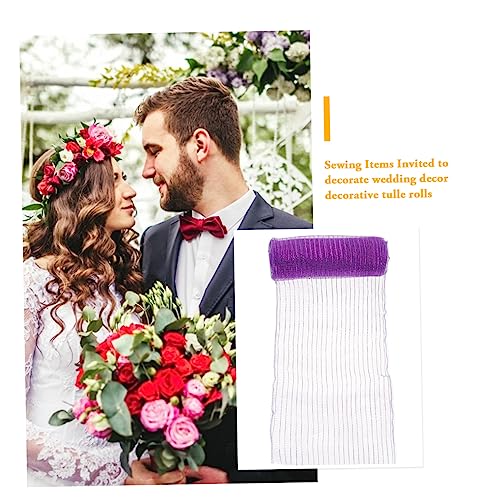 Uonlytech 2 Stück Dekorative Tüllrollen mit Glitzereffekt Breit Schimmerndes Mesh Band für Hochzeitskränze Festliche Bastelmaterialien Geeignet für Halloween und Partydekorationen Uonlytech 2 Stück Dekorative Tüllrollen mit Glitzereffekt Breit Schimmerndes Mesh Band für Hochzeitskränze Festliche Bastelmaterialien Geeignet für Halloween und Partydekorationen von Uonlytech