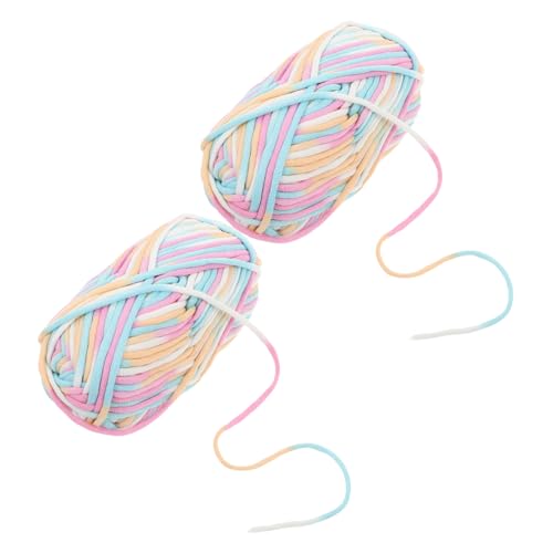Uonlytech 2 Stück Farbige geflochtene Wolle Strickwolle flauschiges Garn für Decken DIY -Häkelgarn Saisongarn Schalgarn zum Stricken Strickfaden Webgarn Häkelgarn für den Haushalt Nylon Uonlytech 2 Stück Farbige geflochtene Wolle Strickwolle flauschiges Garn für Decken DIY -Häkelgarn Saisongarn Schalgarn zum Stricken Strickfaden Webgarn Häkelgarn für den Haushalt Nylon von Uonlytech