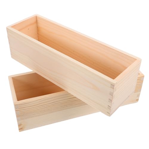 Uonlytech 2 Stück Form zur Seifenherstellung Seifenform Silikonform für Seife DIY Bastelwerkzeug Holz Beige Uonlytech 2 Stück Form zur Seifenherstellung Seifenform Silikonform für Seife DIY Bastelwerkzeug Holz Beige von Uonlytech