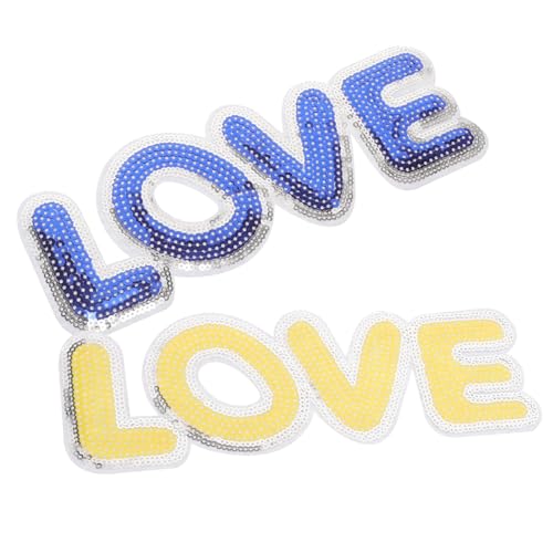 Uonlytech 2 Stück Gestickte Buchstaben-patches Aufnäher Für Jacken Süße Applikationen Flicken Aufnähen Stickereiflecken Stickerei-applikationspatch Buchstaben Annähen Patch Diy Pailletten Uonlytech 2 Stück Gestickte Buchstaben-patches Aufnäher Für Jacken Süße Applikationen Flicken Aufnähen Stickereiflecken Stickerei-applikationspatch Buchstaben Annähen Patch Diy Pailletten von Uonlytech