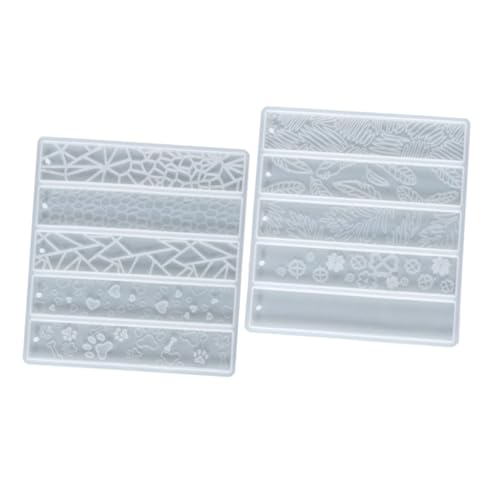 Uonlytech 2 Stück Harzform für Lesezeichen rechteckige silikonform DIY Bastelform Gießformen für Lesezeichen Epoxid-Lesezeichenform DIY-Versorgung Schulbedarf Kieselgel Uonlytech 2 Stück Harzform für Lesezeichen rechteckige silikonform DIY Bastelform Gießformen für Lesezeichen Epoxid-Lesezeichenform DIY-Versorgung Schulbedarf Kieselgel von Uonlytech