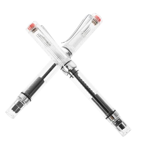 Uonlytech 2 Stück Kalligraphiestift Füller Tintenstift Stifttinte Zeichnung goldener Stift Füllfederhalter Business Geschenkstift Reisestift Büro Stift Plastik Transparent Uonlytech 2 Stück Kalligraphiestift Füller Tintenstift Stifttinte Zeichnung goldener Stift Füllfederhalter Business Geschenkstift Reisestift Büro Stift Plastik Transparent von Uonlytech