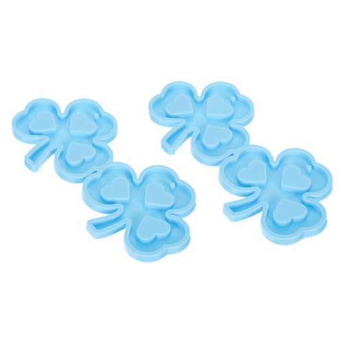 Uonlytech 2 Stück Klee Silikonform künstlich Anhängerform für Ohrringe Schmuckformen aus Harz Epoxid-Ohrringform Halsketten-Anhängerform aus Epoxidharz Formen aus Epoxidharz Kieselgel Blau Uonlytech 2 Stück Klee Silikonform künstlich Anhängerform für Ohrringe Schmuckformen aus Harz Epoxid-Ohrringform Halsketten-Anhängerform aus Epoxidharz Formen aus Epoxidharz Kieselgel Blau von Uonlytech