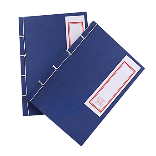 Uonlytech 2 Stück Kreatives Notizbuch mit Blauem Cover Handgefertigtes Retro Notizbuch im Antiken Stil für Notizen und Ideen als Uonlytech 2 Stück Kreatives Notizbuch mit Blauem Cover Handgefertigtes Retro Notizbuch im Antiken Stil für Notizen und Ideen als von Uonlytech
