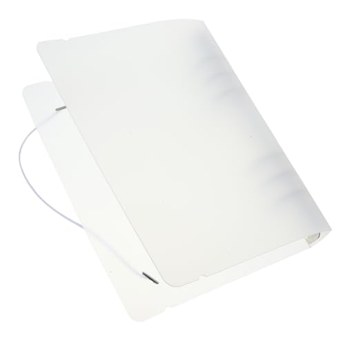 Uonlytech 2 Stück Ledger-Shell Notizbuch a5 Ordner Bindemittel Planerordner wiederverwendbar harte Scrapbook-Hülle süße Ordner für die Schulästhetik Blindabdeckung Eisen Weiß Uonlytech 2 Stück Ledger-Shell Notizbuch a5 Ordner Bindemittel Planerordner wiederverwendbar harte Scrapbook-Hülle süße Ordner für die Schulästhetik Blindabdeckung Eisen Weiß von Uonlytech