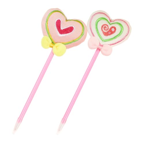 Uonlytech 2 Stück Love Kugelschreiber rosa kugelschreiber für den Valentinstag dekorativer Kugelschreiber Stifte feine Spitze glatt schreibende Stifte Ballpunktstifte pp von Uonlytech