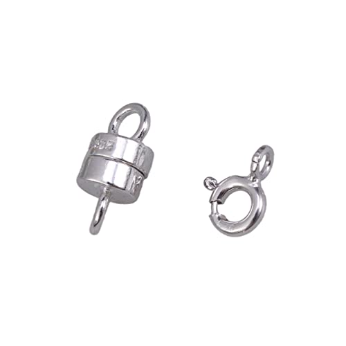 Uonlytech 2 Stück Magnetverschluss Vergoldet mit Federringverschluss für DIY Schmuckaccessoires Wie Armbänder und Fußketten Silber Uonlytech 2 Stück Magnetverschluss Vergoldet mit Federringverschluss für DIY Schmuckaccessoires Wie Armbänder und Fußketten Silber von Uonlytech