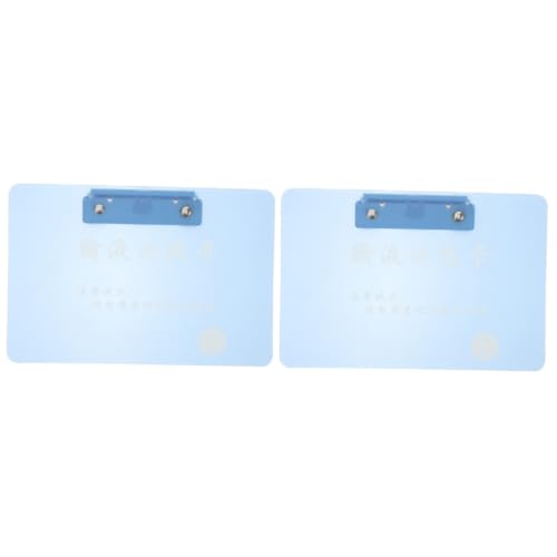 Uonlytech 2 Stück Multifunktionales Clipboard für Krankenhäuser Schreibbrett für Medizinische Aufzeichnungen Leicht und Handlich für Krankenschwestern und Pflegepersonal Runde Kanten für Uonlytech 2 Stück Multifunktionales Clipboard für Krankenhäuser Schreibbrett für Medizinische Aufzeichnungen Leicht und Handlich für Krankenschwestern und Pflegepersonal Runde Kanten für von Uonlytech