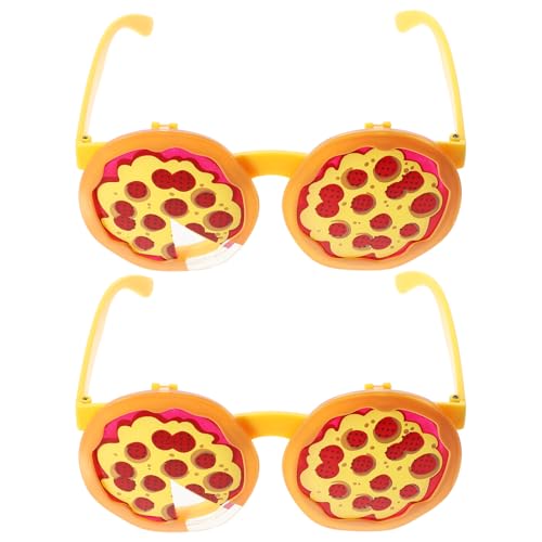 Uonlytech 2 Stück Pizza-partybrillen, Lustige Cosplay-brillen mit Lebensmittelmotiven, Foto-requisiten für Partydekorationen Uonlytech 2 Stück Pizza-partybrillen, Lustige Cosplay-brillen mit Lebensmittelmotiven, Foto-requisiten für Partydekorationen von Uonlytech