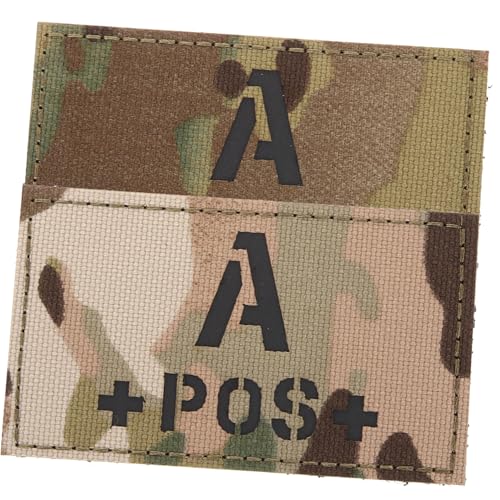 Uonlytech 2 Stück Reflektierender Blutgruppen Aufnäher A Camouflage Military Patch aus Strapazierfähigem für Uniformen zum Einfachen Anbringen an Kleidung Ausrüstung und Westen Uonlytech 2 Stück Reflektierender Blutgruppen Aufnäher A Camouflage Military Patch aus Strapazierfähigem für Uniformen zum Einfachen Anbringen an Kleidung Ausrüstung und Westen von Uonlytech