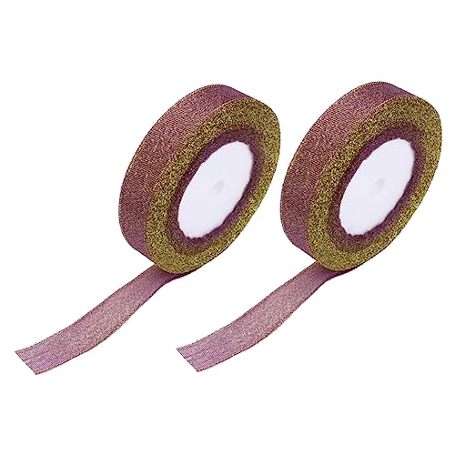 Uonlytech 2 Stück Satinband Dekoratives Geschenkband für Hochzeiten und Diy Bastelprojekte für Verpackungen und Anlässe Uonlytech 2 Stück Satinband Dekoratives Geschenkband für Hochzeiten und Diy Bastelprojekte für Verpackungen und Anlässe von Uonlytech
