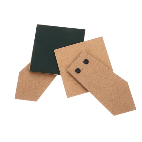 Uonlytech 2 Stück Staffelei zurück Foto Rahmen Halter Bildkacheln Bildtafel Bilderrahmen Retro Artcraft Säulenrahmen Bilderrahmen-Rückenständer Rahmenstand Platte auf Holzbasis Brown von Uonlytech