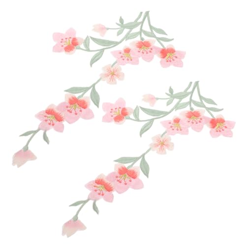 Uonlytech 2 Stück Stickaufkleber gestickte Applikation Kleidungsreparatur Patch Blumenapplikationen Klebstoff Hutflecken Kleiderflicken abriebfeste Fellflecken Polyestergarn Uonlytech 2 Stück Stickaufkleber gestickte Applikation Kleidungsreparatur Patch Blumenapplikationen Klebstoff Hutflecken Kleiderflicken abriebfeste Fellflecken Polyestergarn von Uonlytech