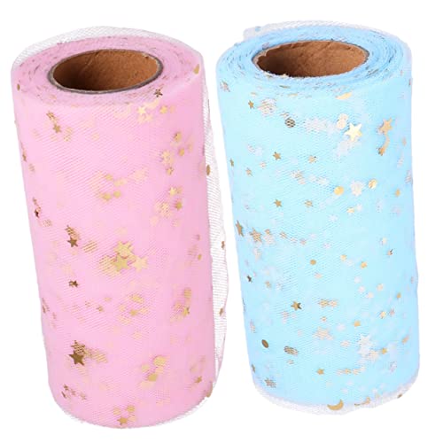 Uonlytech 2 Stück Tüllstoff mit Stern Pailletten Hochzeitsdeko und Partydeko für DIY Tischdeko Blumenarrangements und Bastelprojekte Uonlytech 2 Stück Tüllstoff mit Stern Pailletten Hochzeitsdeko und Partydeko für DIY Tischdeko Blumenarrangements und Bastelprojekte von Uonlytech