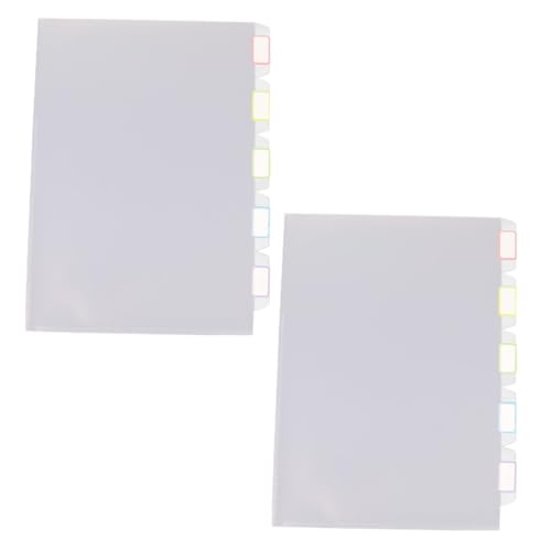 Uonlytech 2 Stück Verdickte Aktenordner Multi Layer Dokumentenhalter für Büro Transparente Aufbewahrungstaschen zur Optimalen Organisation von Unterlagen Uonlytech 2 Stück Verdickte Aktenordner Multi Layer Dokumentenhalter für Büro Transparente Aufbewahrungstaschen zur Optimalen Organisation von Unterlagen von Uonlytech