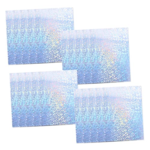 Uonlytech 20 Blatt Druckbares Holographisches Stickerpapier Selbstklebende Aufkleber für Tintenstrahldrucker und Laserdrucker für Kreative Projekte und Bürobedarf Uonlytech 20 Blatt Druckbares Holographisches Stickerpapier Selbstklebende Aufkleber für Tintenstrahldrucker und Laserdrucker für Kreative Projekte und Bürobedarf von Uonlytech