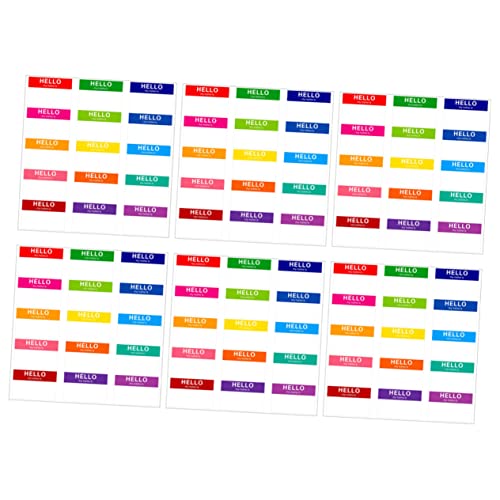 Uonlytech 20 Blatt Namensetiketten Selbstklebende Aufkleber Farben für Schule und Büro Beschreibbar Praktische Etiketten zur Organisation von Gegenständen für Zuhause Büro Uonlytech 20 Blatt Namensetiketten Selbstklebende Aufkleber Farben für Schule und Büro Beschreibbar Praktische Etiketten zur Organisation von Gegenständen für Zuhause Büro von Uonlytech