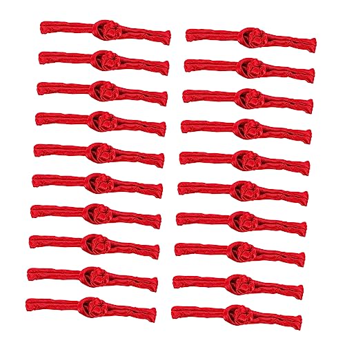 Uonlytech 20 Paare Chinesische Knotenverschlüsse Handgefertigte Satin Knopfverschluss für Cardigans Pullover und Umhänge Robuste und Ästhetische Nähverschlüsse Uonlytech 20 Paare Chinesische Knotenverschlüsse Handgefertigte Satin Knopfverschluss für Cardigans Pullover und Umhänge Robuste und Ästhetische Nähverschlüsse von Uonlytech