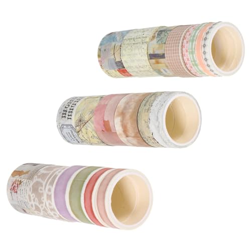 Uonlytech 20 Rollen Vintage Washi Tape Scrapbook Papier Klebeband für Diy Projekte Tagebuch Bastelarbeiten Einladungsdeko und Mehr Uonlytech 20 Rollen Vintage Washi Tape Scrapbook Papier Klebeband für Diy Projekte Tagebuch Bastelarbeiten Einladungsdeko und Mehr von Uonlytech