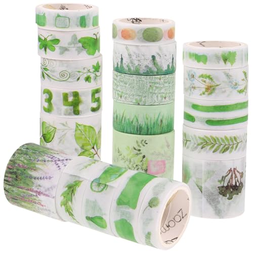 Uonlytech 20 Rollen Washi Tape Set DIY Klebeband Deko Klebeband Papierbänder Deko Aufkleber Farbiges Washi Tape Dekorationsband Ästhetisches Washi Tape Scrapbook Klebeband von Uonlytech